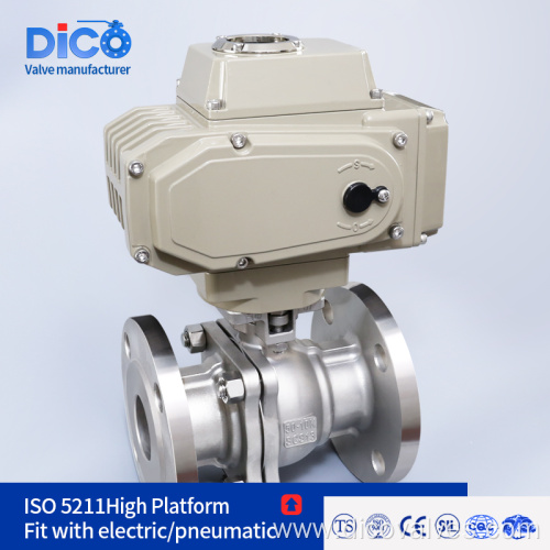 JIS 10K Scs14 ISO5211 2PC Floating Ball Valve